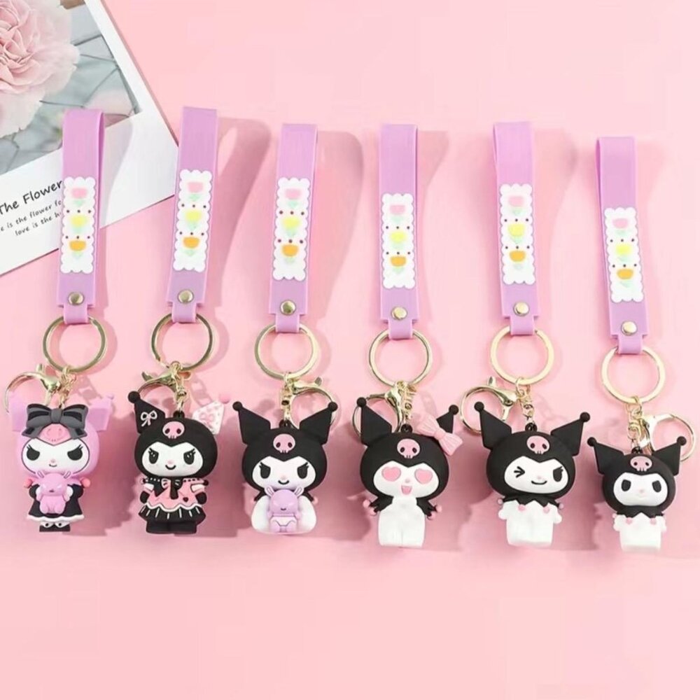 Kuromi Keychains PVC B 21